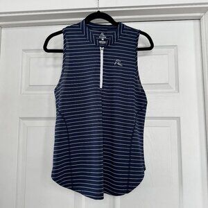 Rhoback Navy/White Sleeveless 1/4 Zip - Ryder Cup Edition